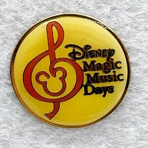🔮 5/$25 Vintage Disney Magic Music‎ Days Pin